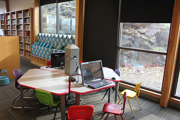 AWE Computer Stations at The Dalles Library Children's Room