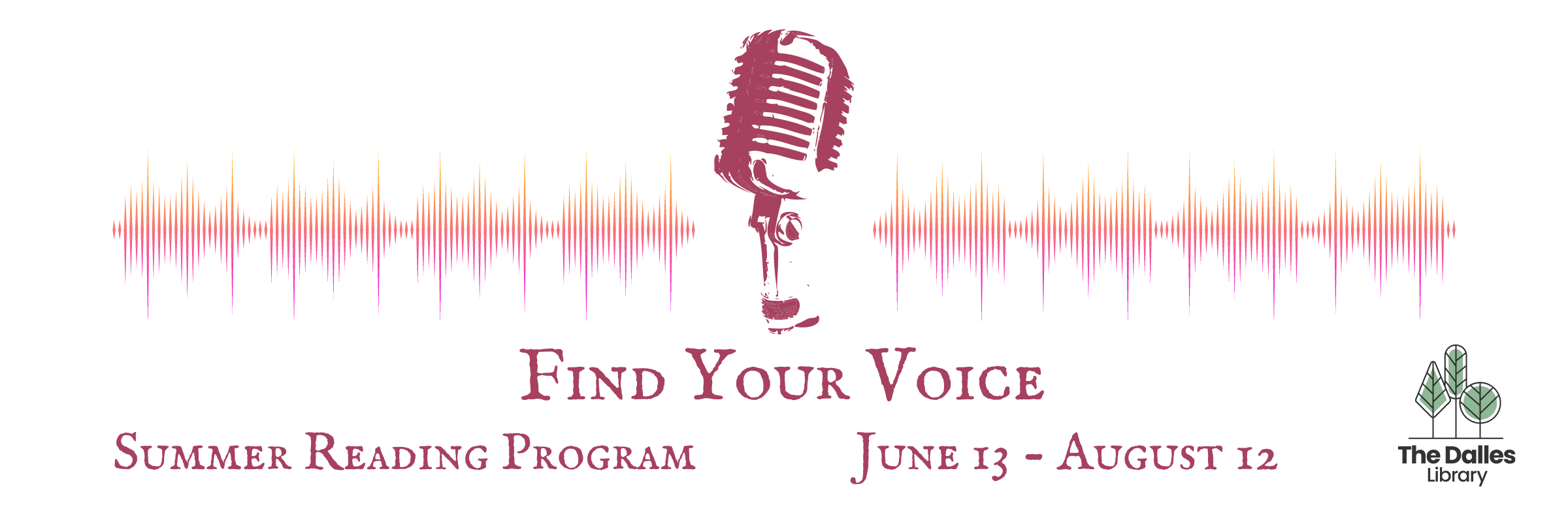 Find Your Voice Summer Reading Program: Jun 13 to Aug 12