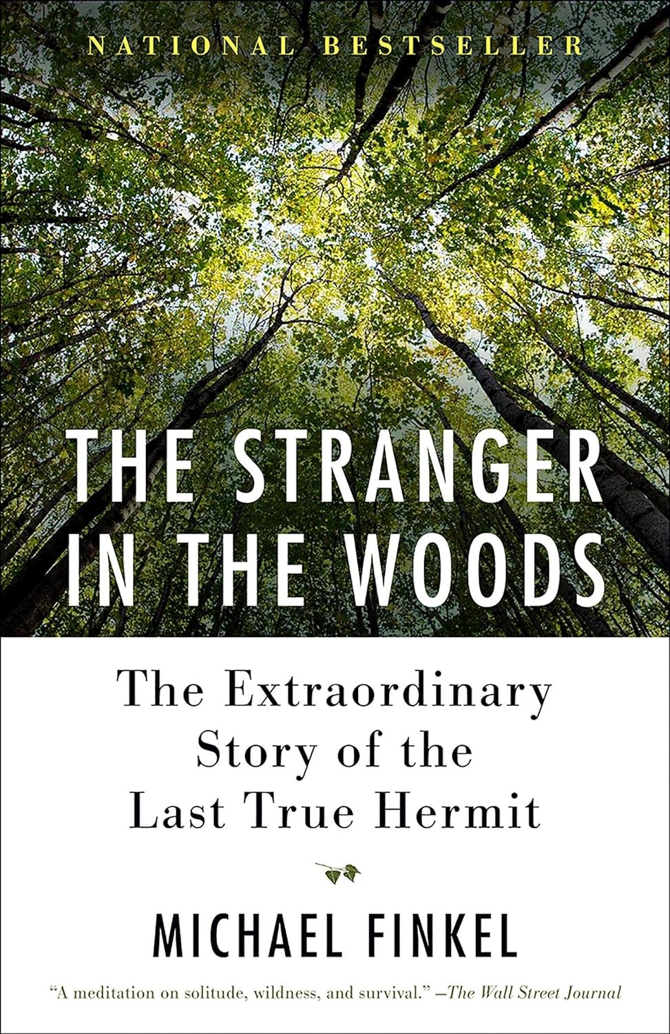 "The Stranger in the Woods" will be discussed at November 16th meeting