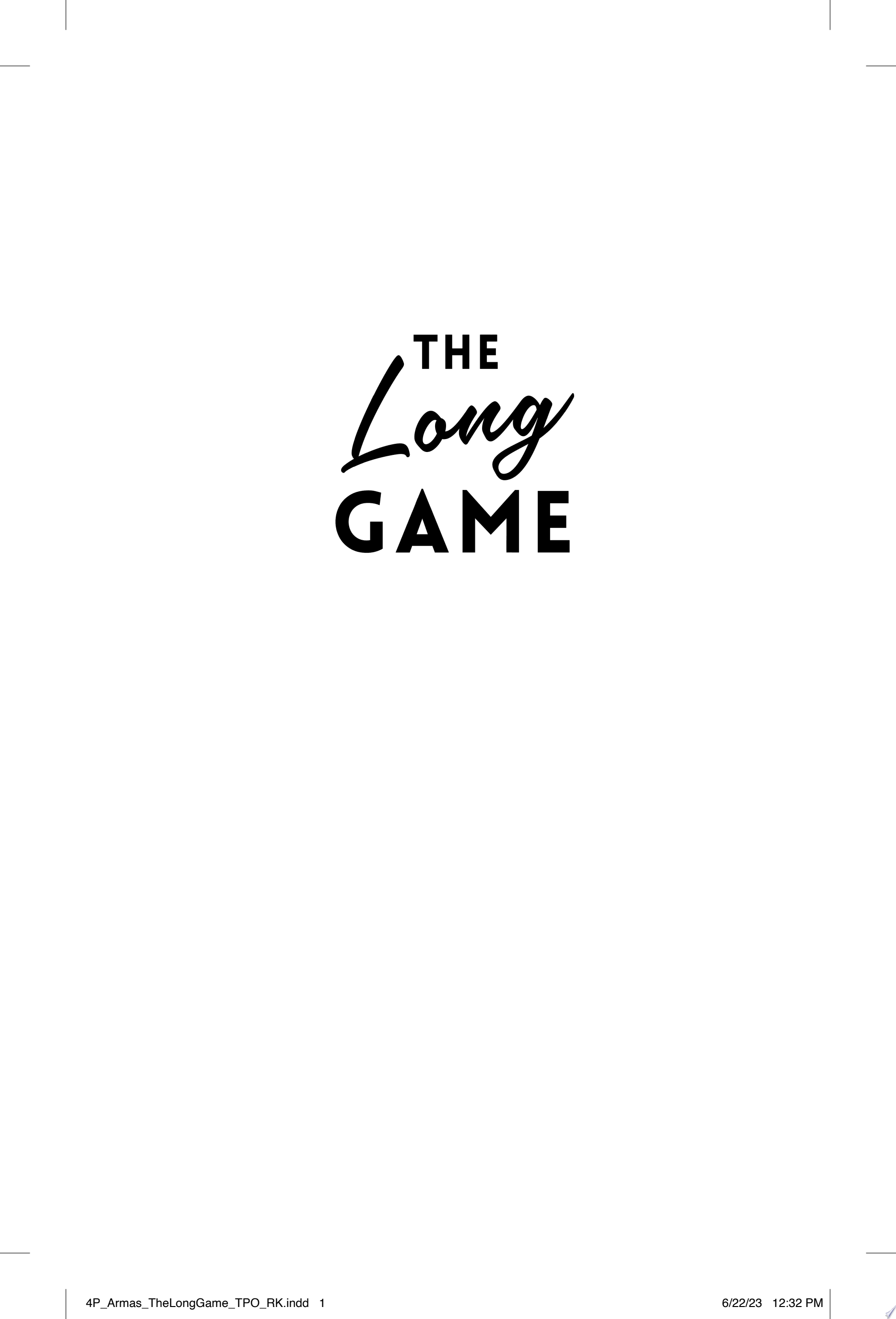 Image for "The Long Game"