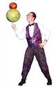 Rhys Thomas, he juggles, does magic, and is downright funny!