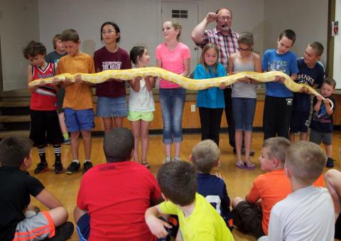 Oregon's Reptileman will be here with snakes, lizards, and more snakes