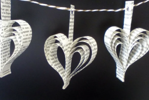 heart shaped garland