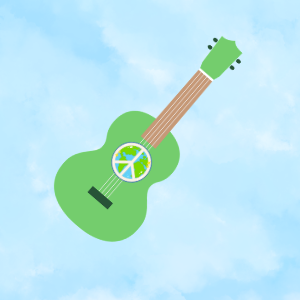 Ukulele in the sky