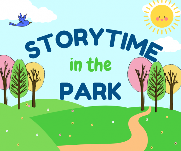 Friday Morning Storytime is held in City Park through the end of August